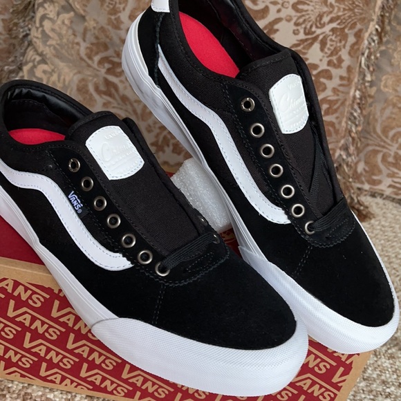 Vans CHIMA Pro 2 Suede/Canvas Black/White WMNS - Picture 9 of 16